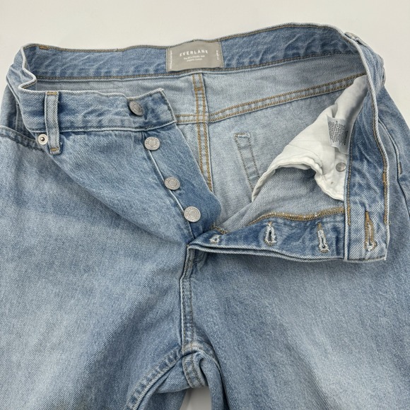 EVERLANE The Original Cheeky Straight Jeans Light Wash Denim Size 27 - Picture 12 of 16